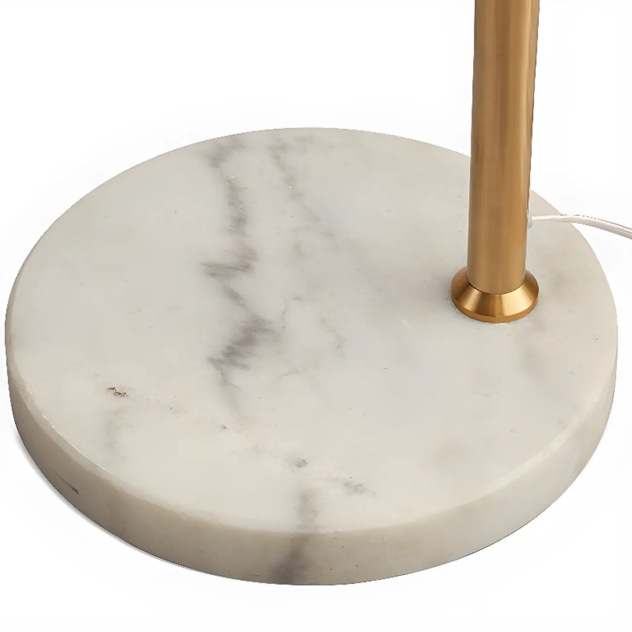 Modern Arc Floor Lamp with Metal Stand & Fabric Shade Image - 14 | homeyfad