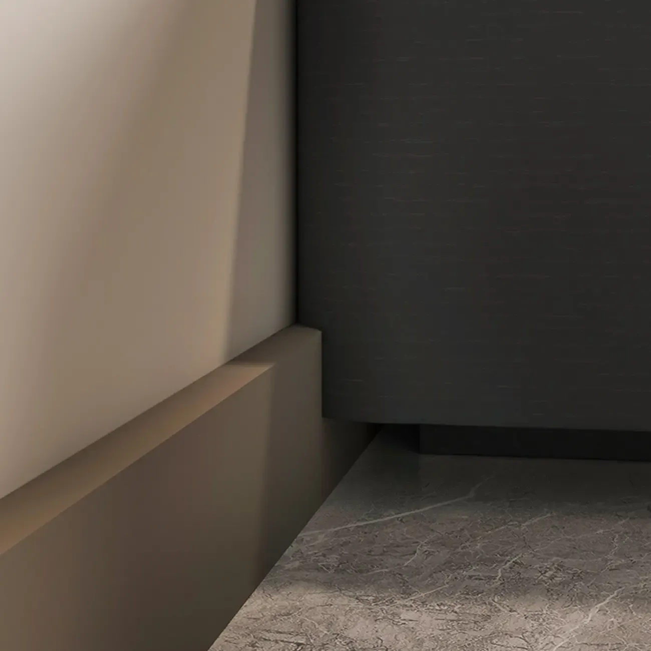 79" Black Wood Rectangle TV Stand with Drawer Image - 11