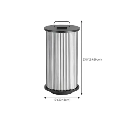 Black Metal Cylindrical Glass Post Cap Light Image - 11