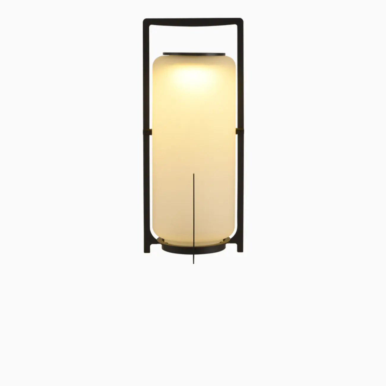 Round Solar Black Metal Lantern Post Cap Light Image - 5 | homeyfad