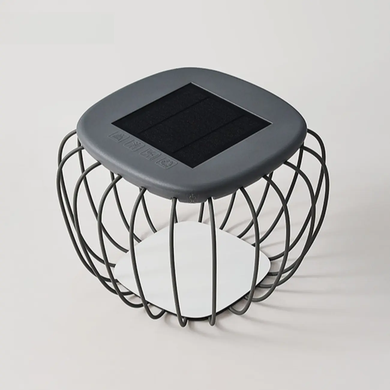 Modern Metal Cage Design Solar Post Cap Light Image - 9 | homeyfad