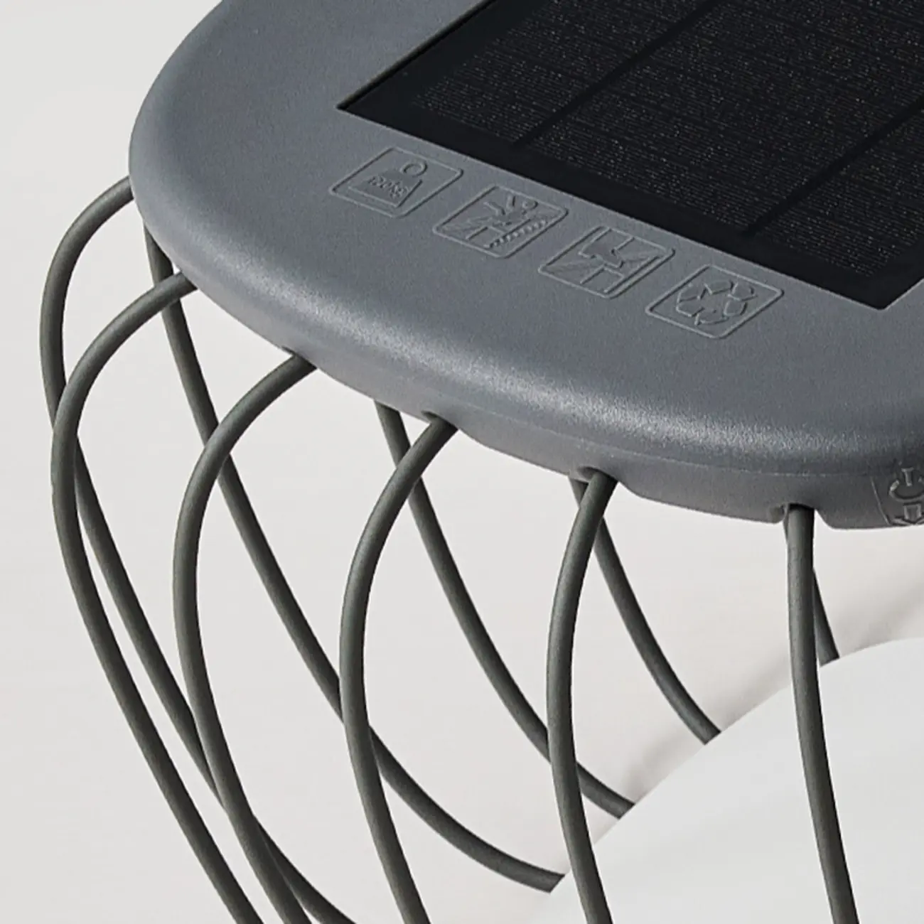 Modern Metal Cage Design Solar Post Cap Light Image - 12 | homeyfad