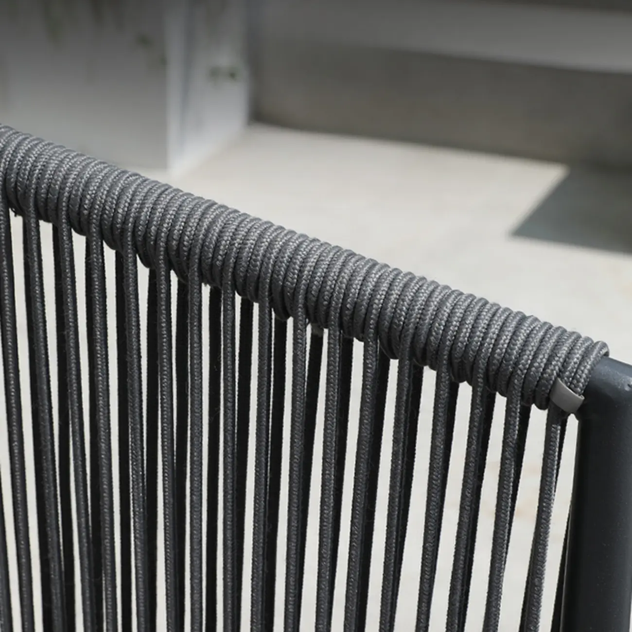 Weather-proof Patio Set With Cushioned Woven Rope Chairs Image - 12 | homeyfad