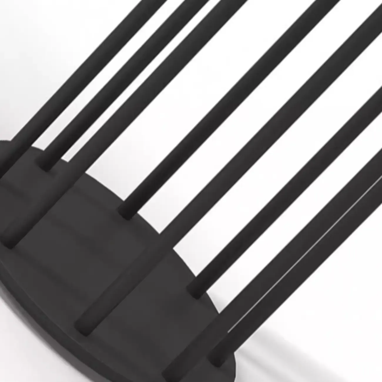 Glass Black Cylinder Outdoor Table Lamp Image - 9