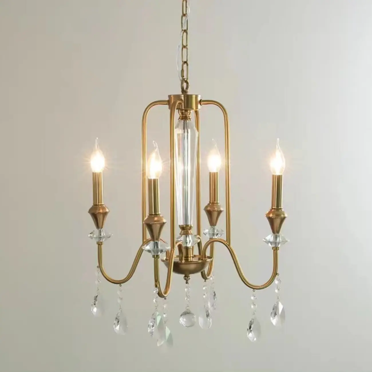 Luxurious Multi-Light Style Gold Crystal Chandelier Image - 6 | homeyfad