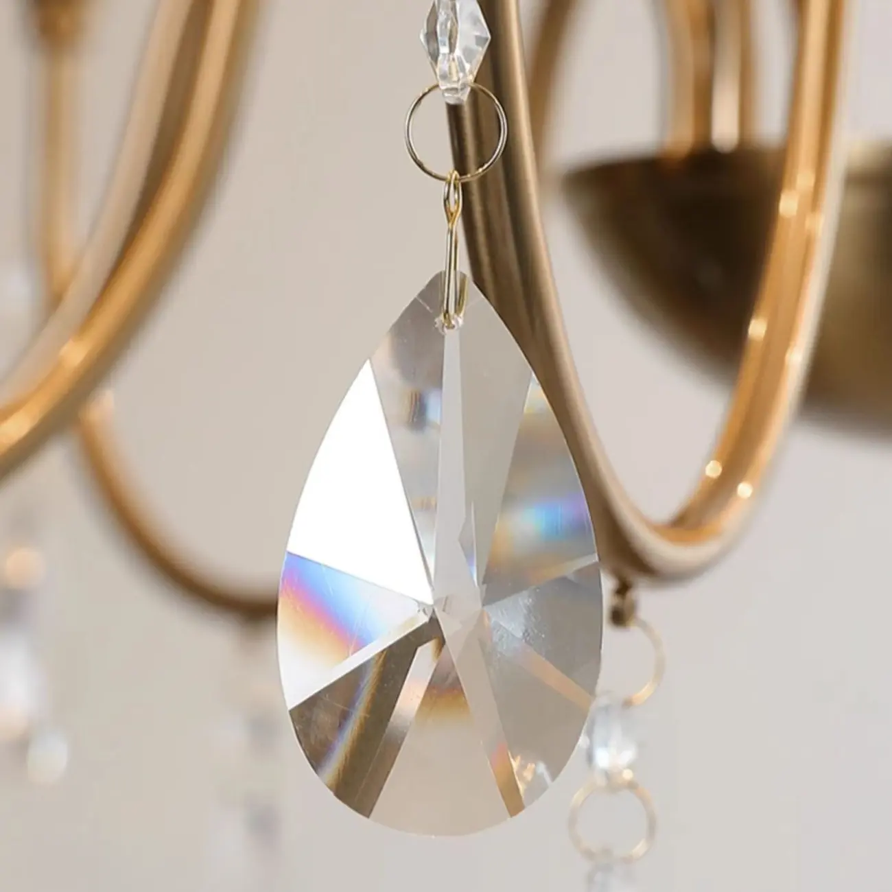 Luxurious Multi-Light Style Gold Crystal Chandelier Image - 15 | homeyfad