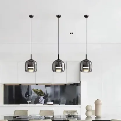 Modern Glass Kitchen Pendant Lighting Fixtures Image - 3