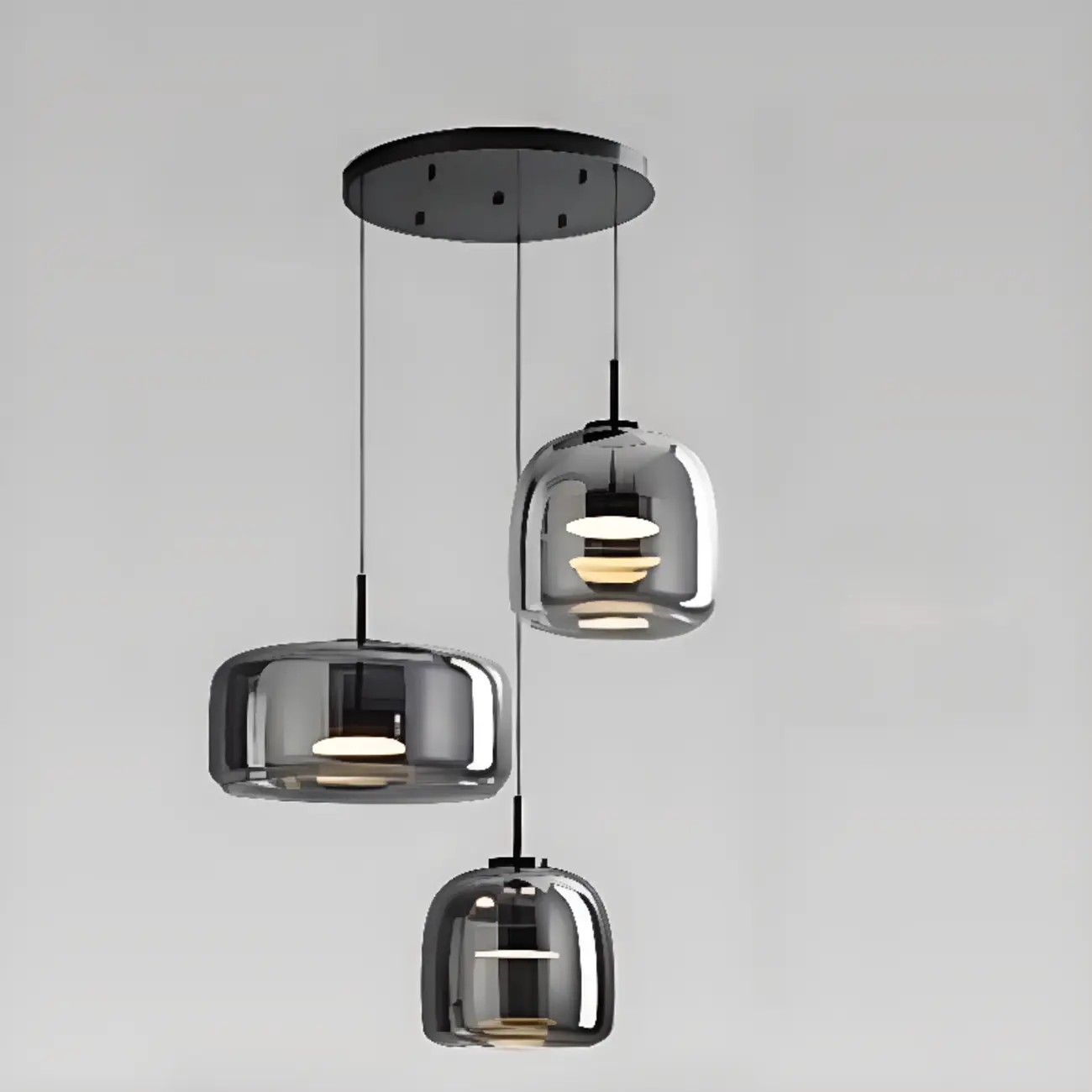 Modern Glass Kitchen Pendant Lighting Fixtures Image - 8 | homeyfad