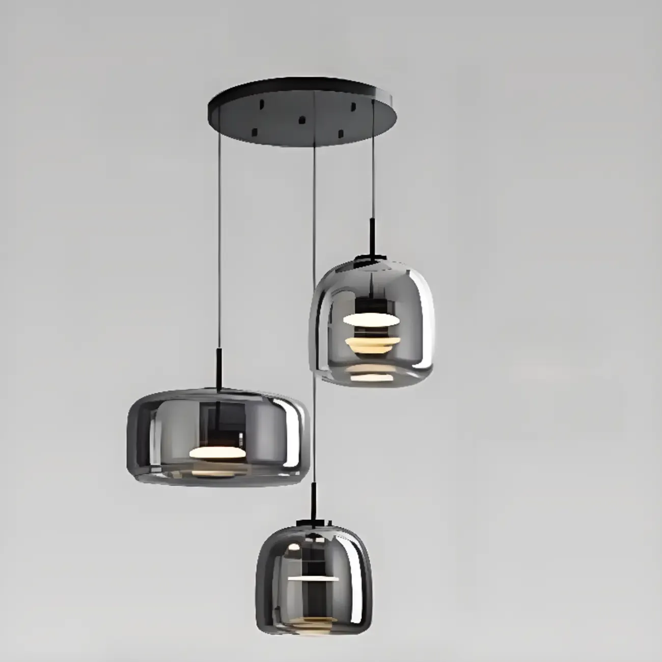 Modern Glass Kitchen Pendant Lighting Fixtures Image - 8