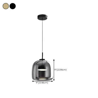 Modern Glass Kitchen Pendant Lighting Fixtures Image - 17