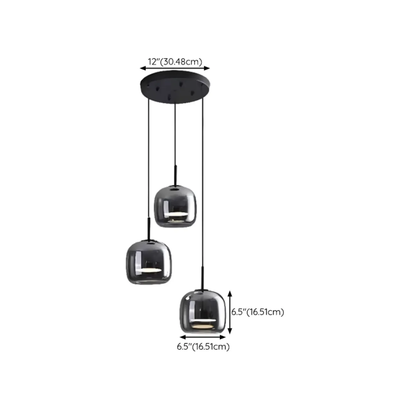 Modern Glass Kitchen Pendant Lighting Fixtures Image - 18
