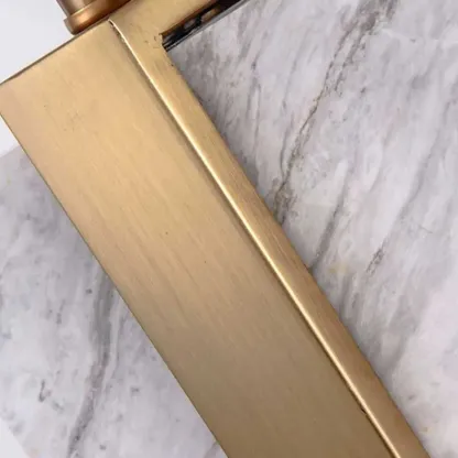 Plug-In Modern Beige and Gold Table Lamp for Bedroom Image - 10