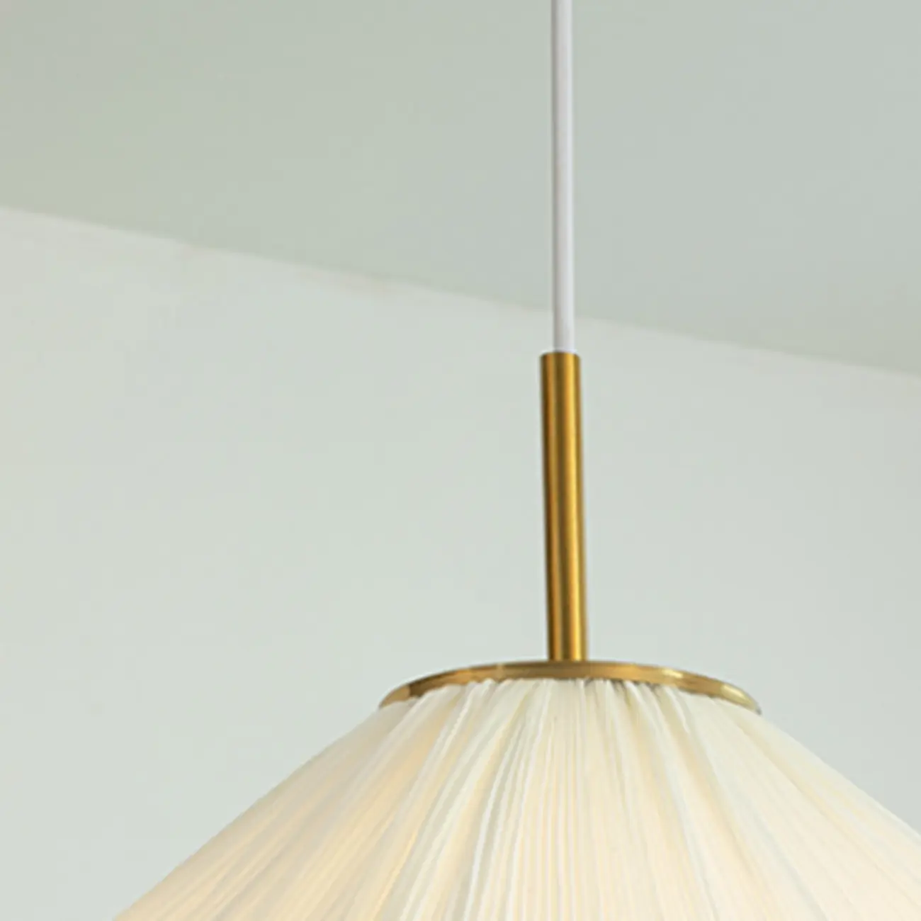 Adjustable White Fabric Flower Pendant Light Fixture for Indoor  Image - 7 | homeyfad