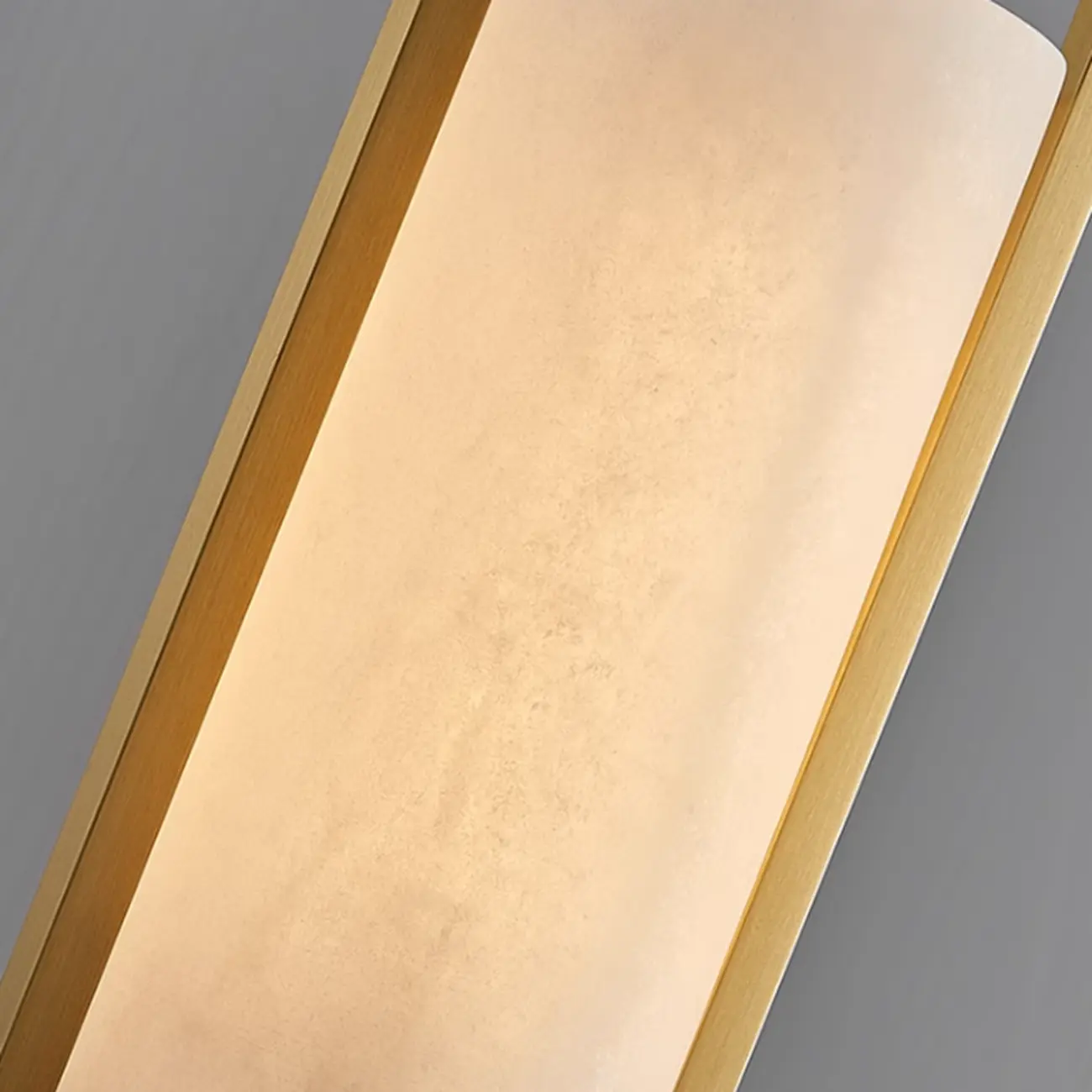 Exquisite Cylinder Gold Alabaster Hanging Pendant Light Image - 12 | homeyfad