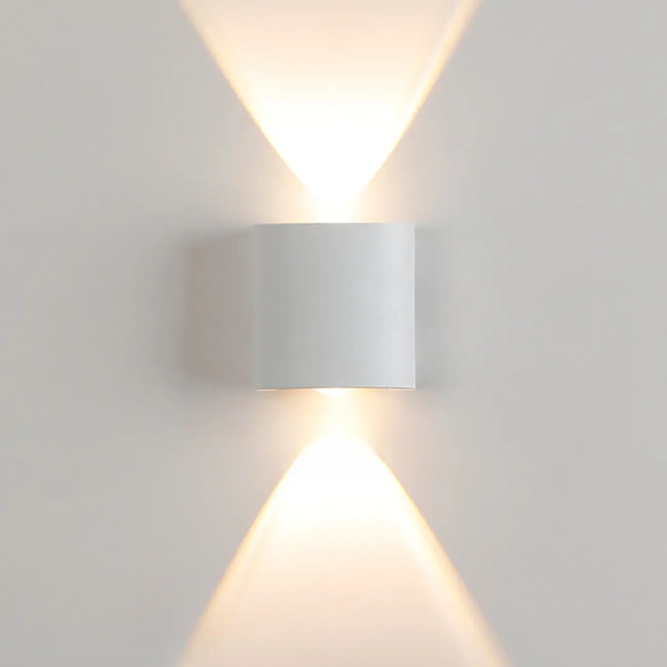 Subdued Light Up & Down Metal Wall Sconce Image - 6 | homeyfad