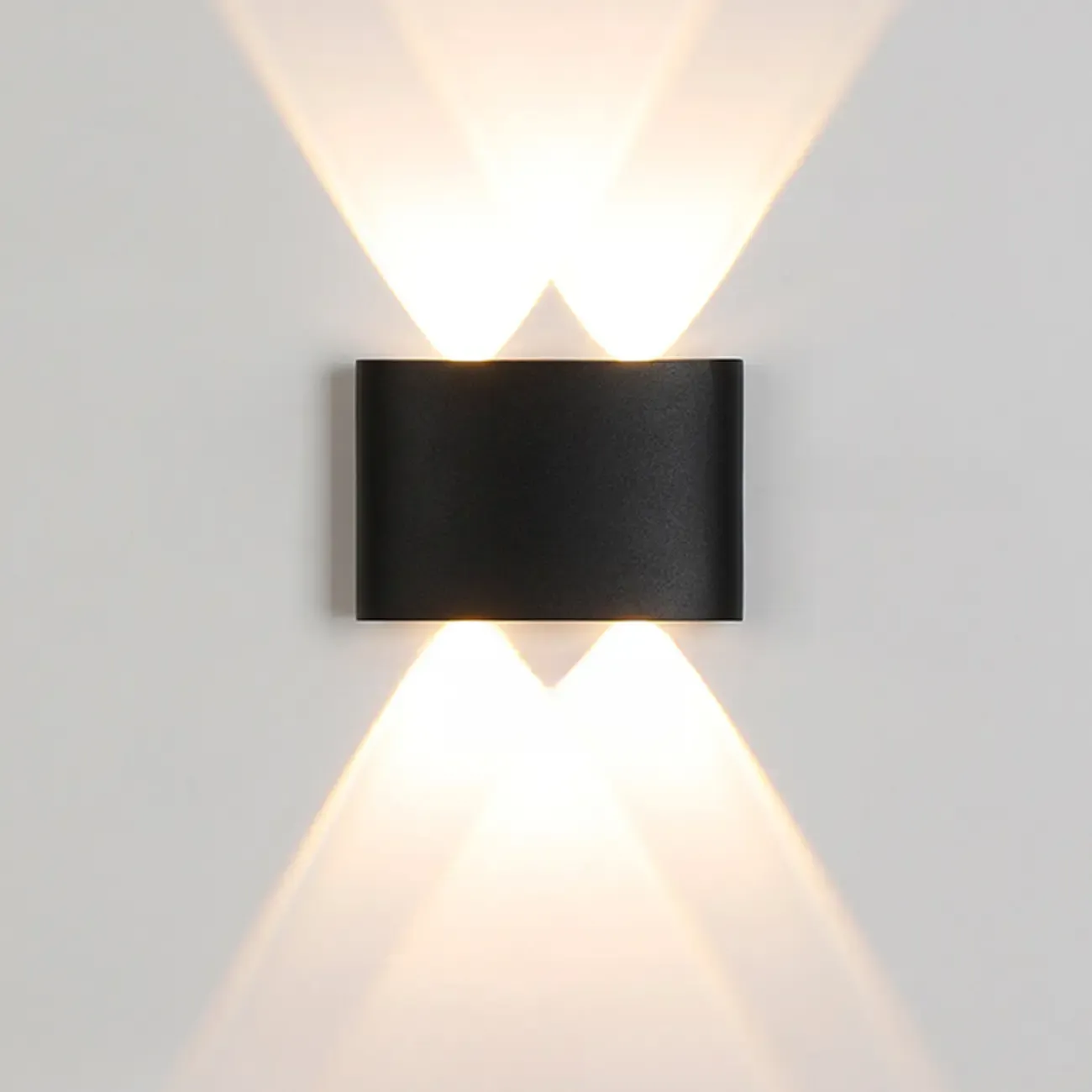 Subdued Light Up & Down Metal Wall Sconce Image - 13