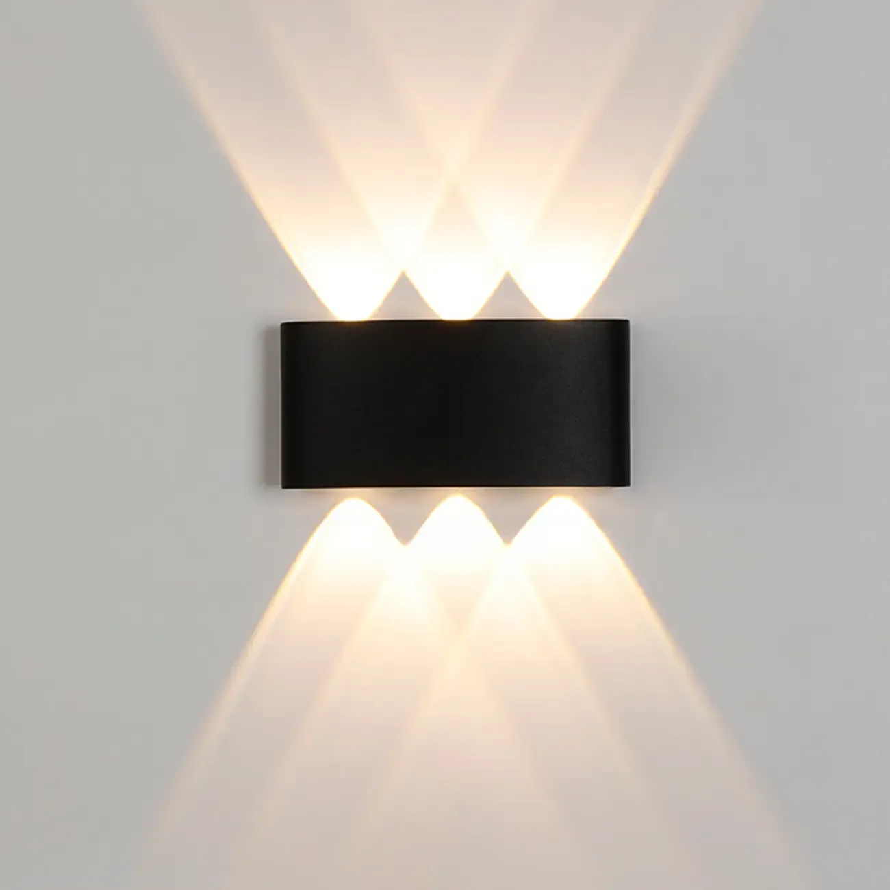 Subdued Light Up & Down Metal Wall Sconce Image - 14