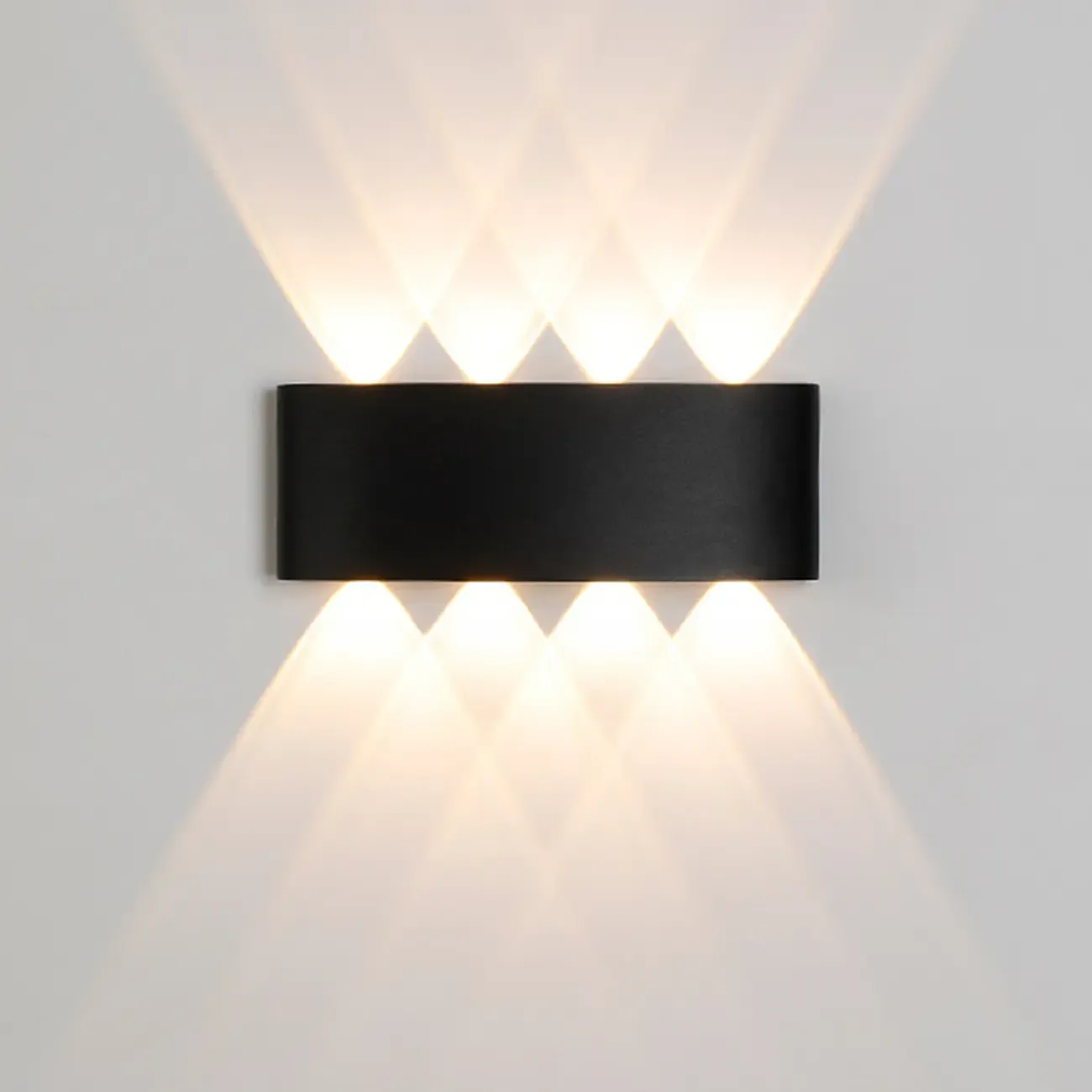 Subdued Light Up & Down Metal Wall Sconce Image - 15