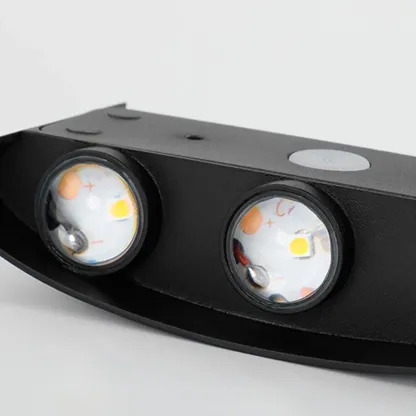 Subdued Light Up & Down Metal Wall Sconce Image - 20