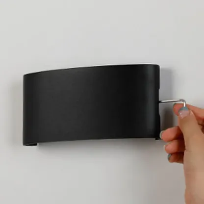 Subdued Light Up & Down Metal Wall Sconce Image - 21