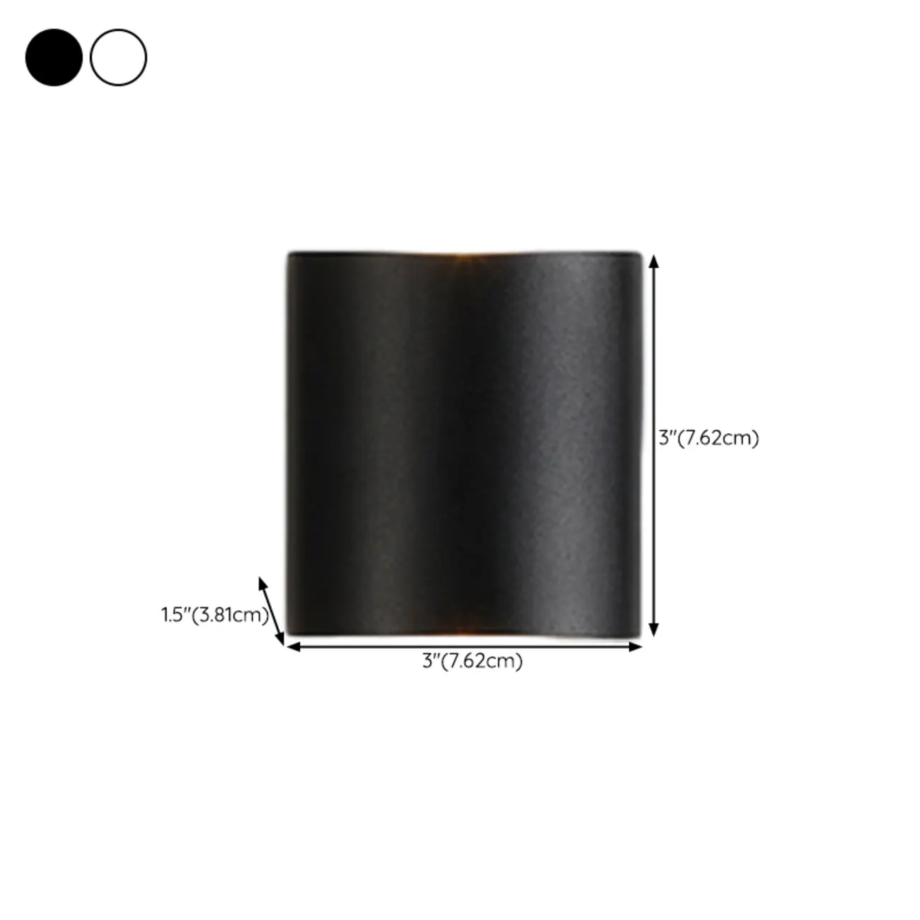 Subdued Light Up & Down Metal Wall Sconce #size | homeyfad