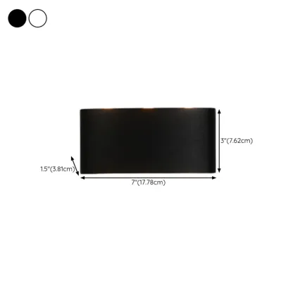 Subdued Light Up & Down Metal Wall Sconce Image - 24