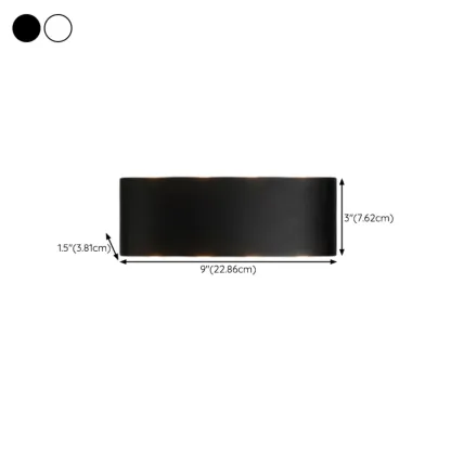 Subdued Light Up & Down Metal Wall Sconce Image - 25