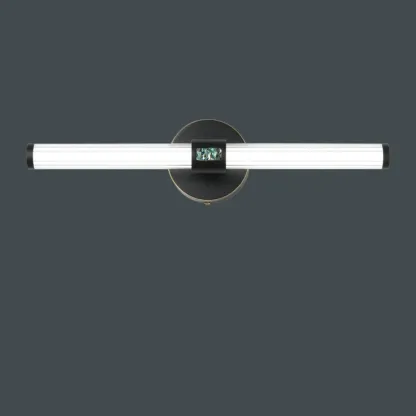 Modern Tube Vanity Light with Shade for Bathroom Image - 6