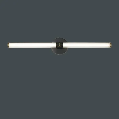 Modern Tube Vanity Light with Shade for Bathroom Image - 7
