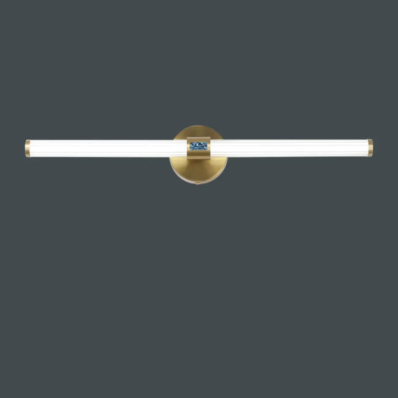 Modern Tube Vanity Light with Shade for Bathroom Image - 8