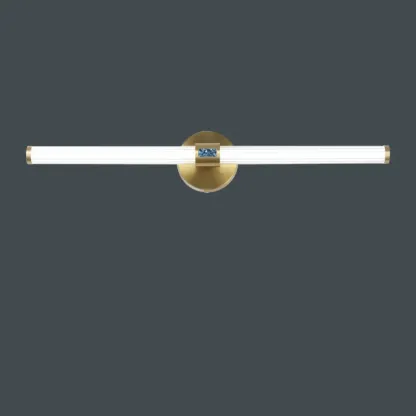Modern Tube Vanity Light with Shade for Bathroom Image - 8