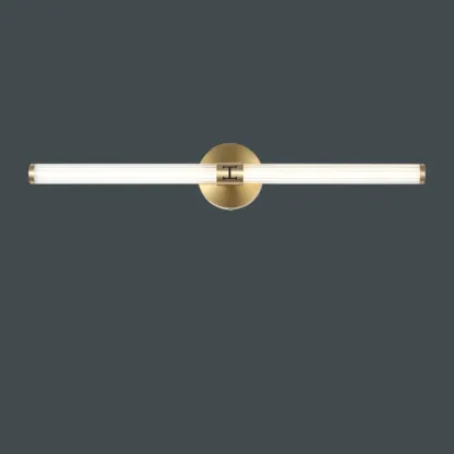 Modern Tube Vanity Light with Shade for Bathroom Image - 9
