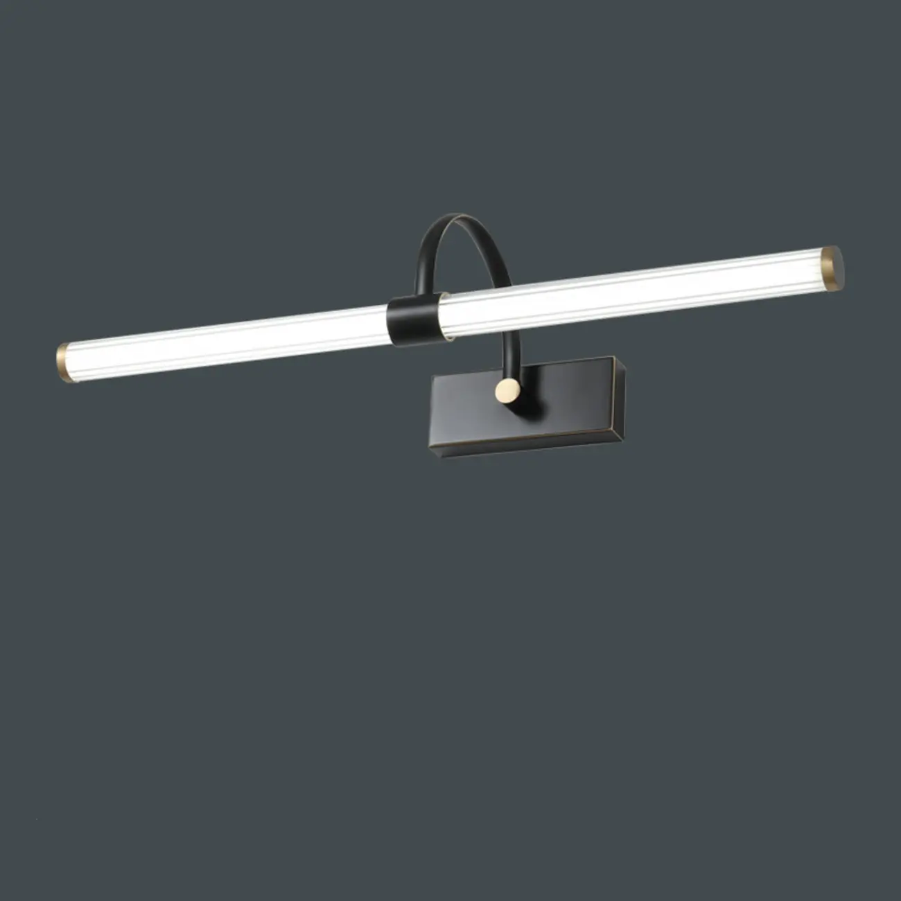 Modern Tube Vanity Light with Shade for Bathroom Image - 10 | homeyfad