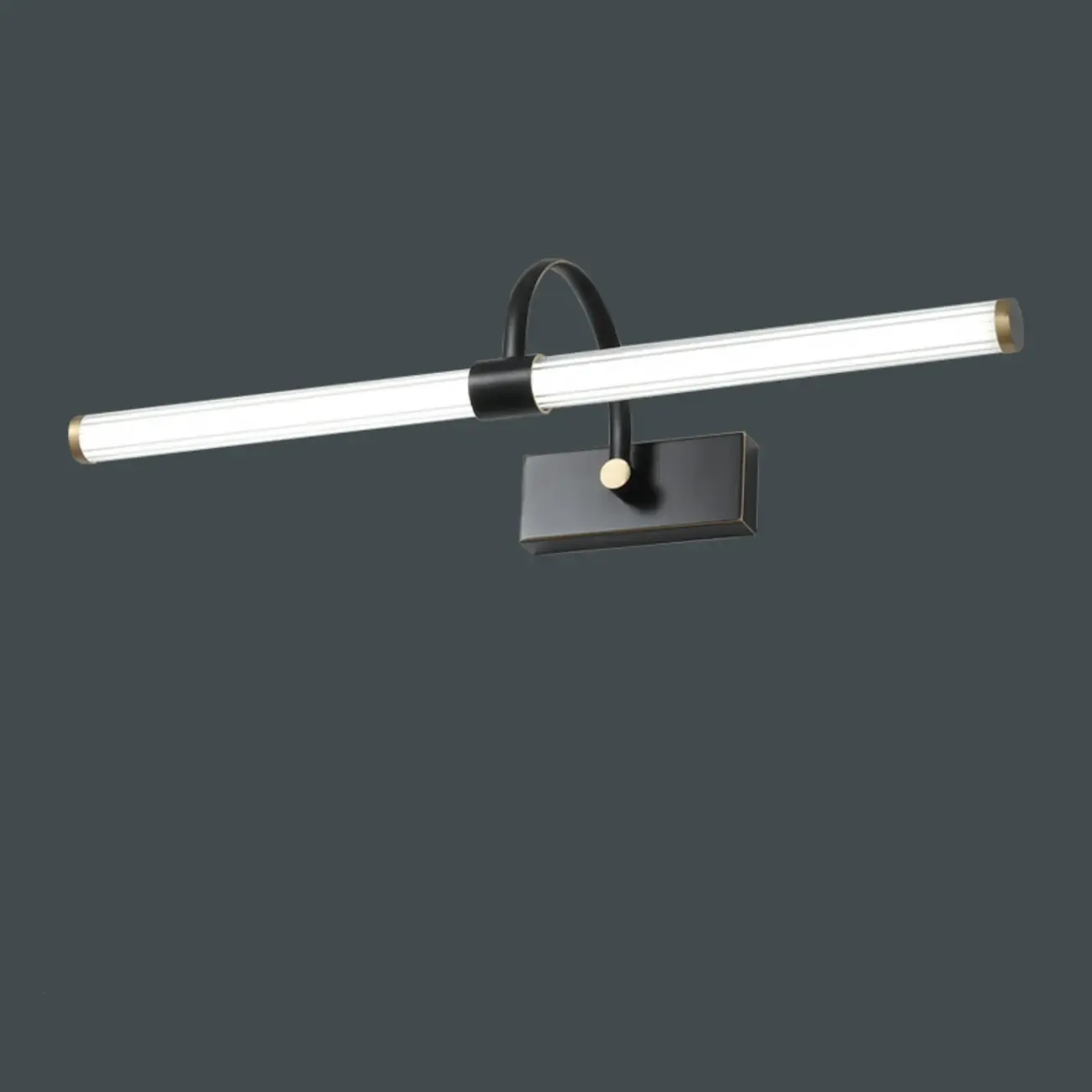 Modern Tube Vanity Light with Shade for Bathroom Image - 10