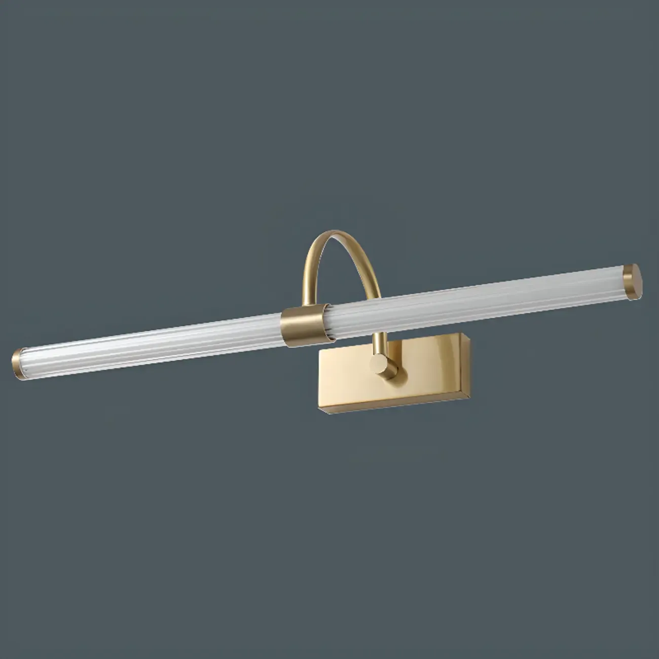 Modern Tube Vanity Light with Shade for Bathroom Image - 12