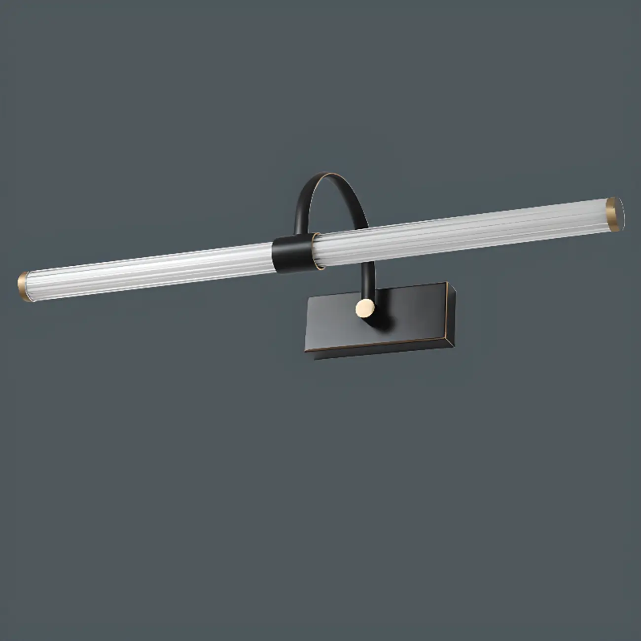 Modern Tube Vanity Light with Shade for Bathroom Image - 13 | homeyfad