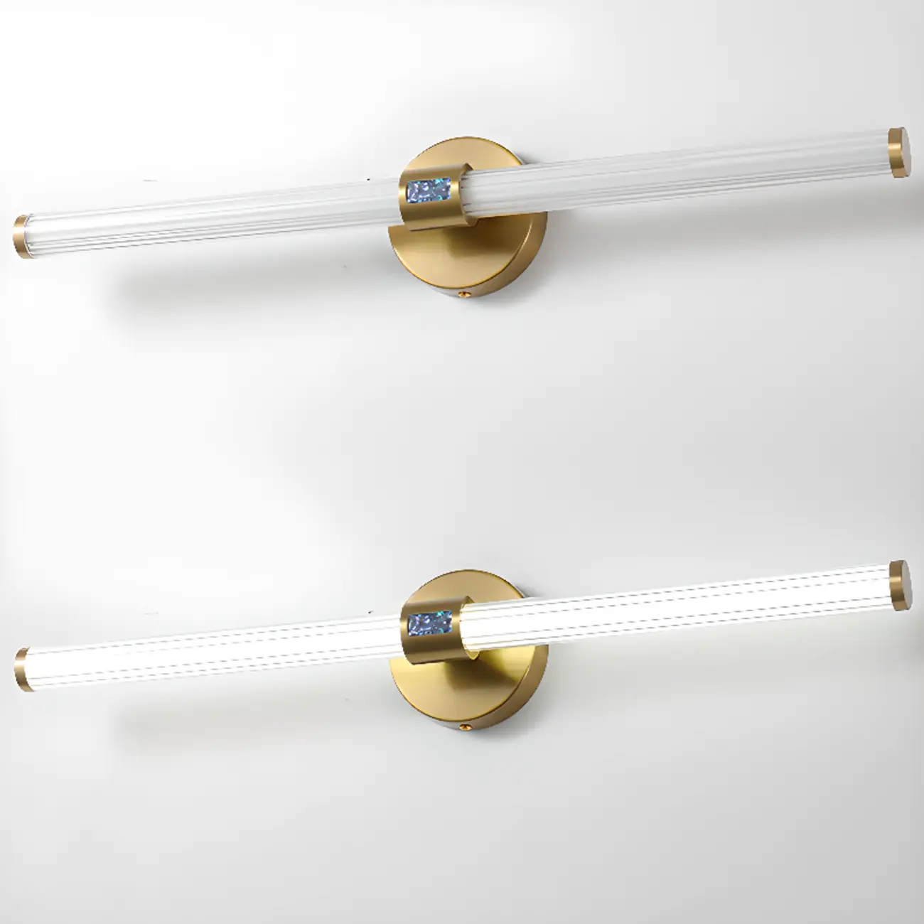 Modern Tube Vanity Light with Shade for Bathroom Image - 14 | homeyfad