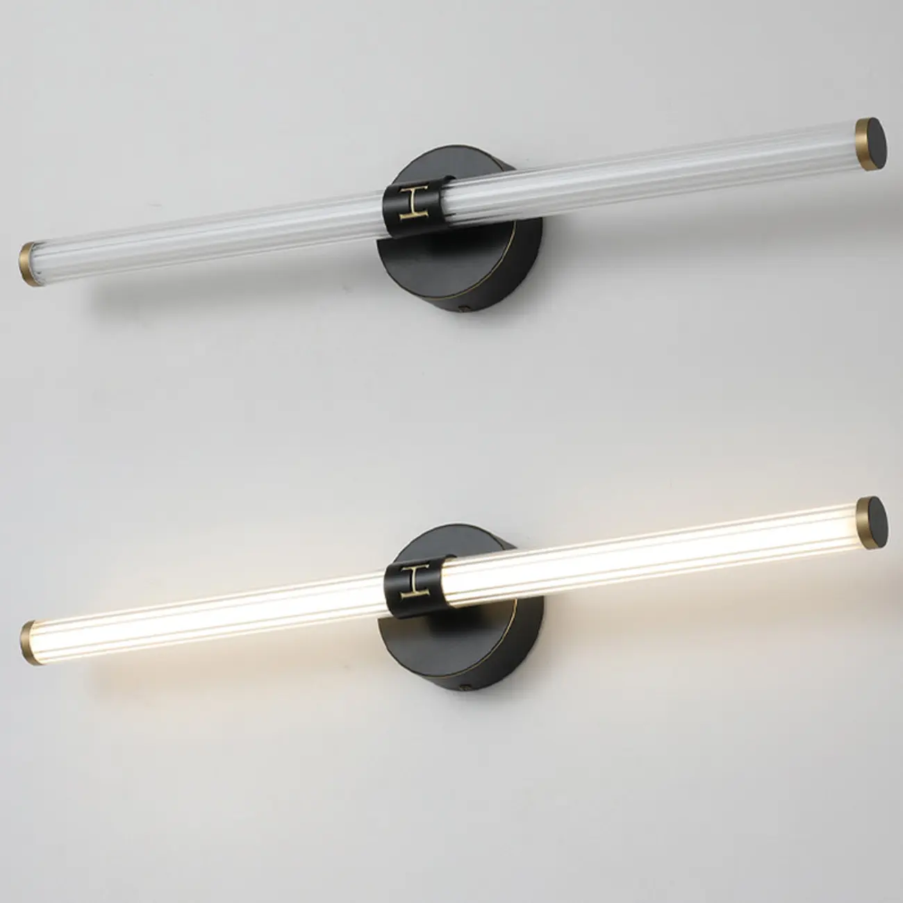 Modern Tube Vanity Light with Shade for Bathroom Image - 16 | homeyfad