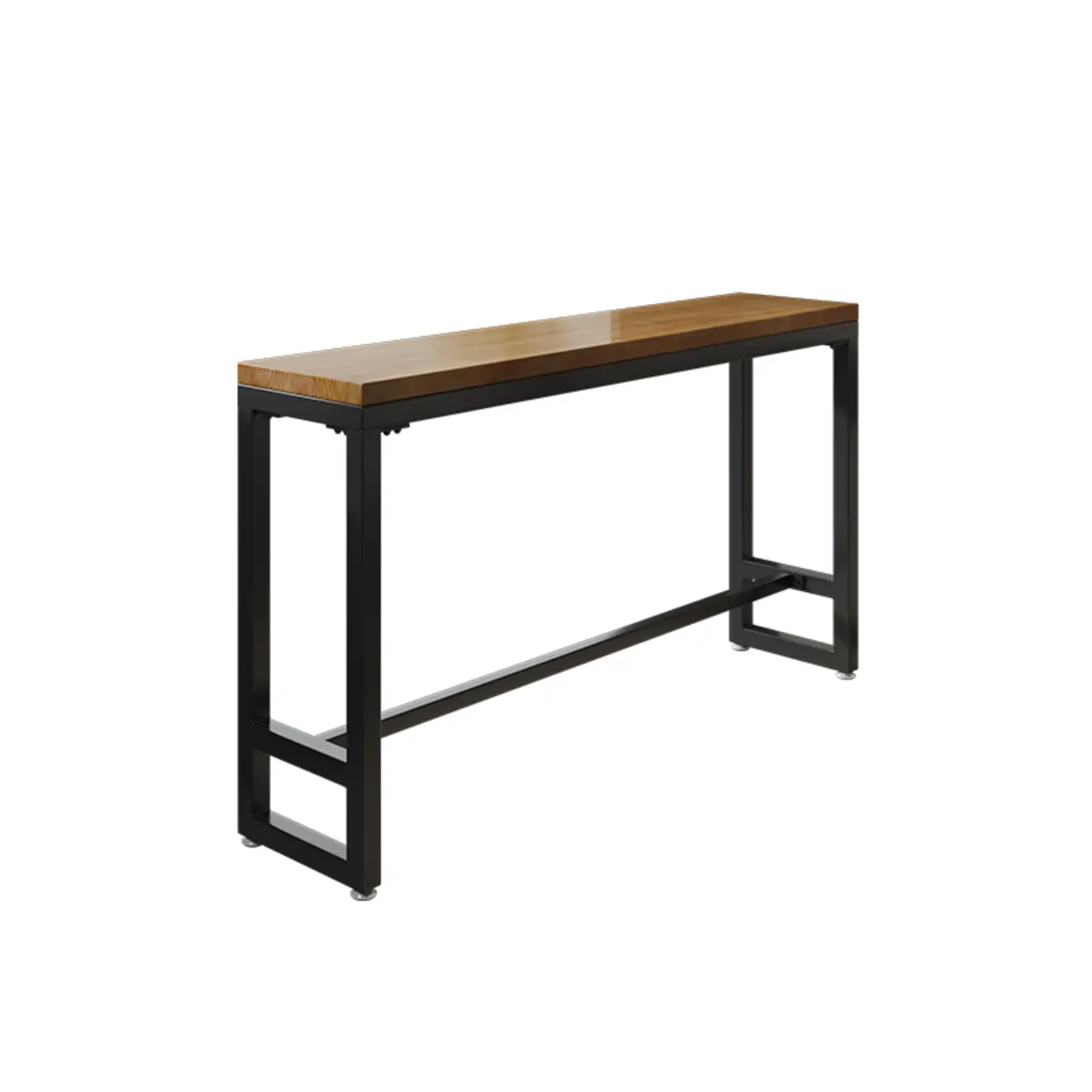 Retro Brown Wooden Industrial Bar Tables Image - 2 | homeyfad