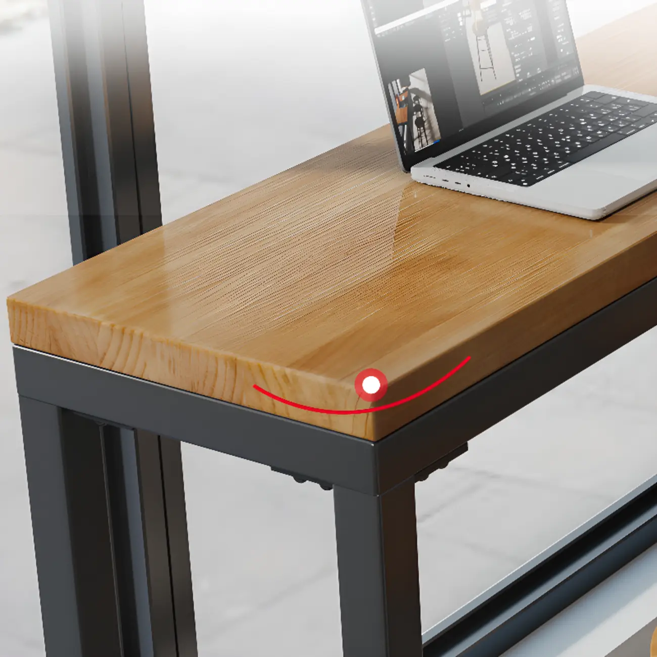 Retro Brown Wooden Industrial Bar Tables Image - 8 | homeyfad