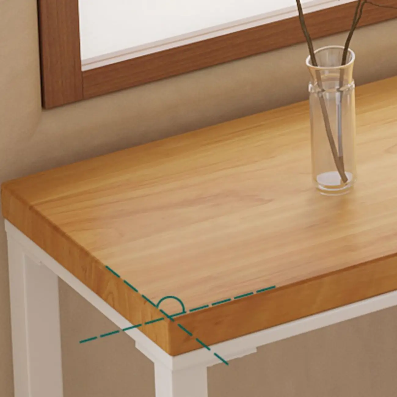 Nordic Log Wood Bar Height Table Trestle Base for Living Room Image - 8 | homeyfad