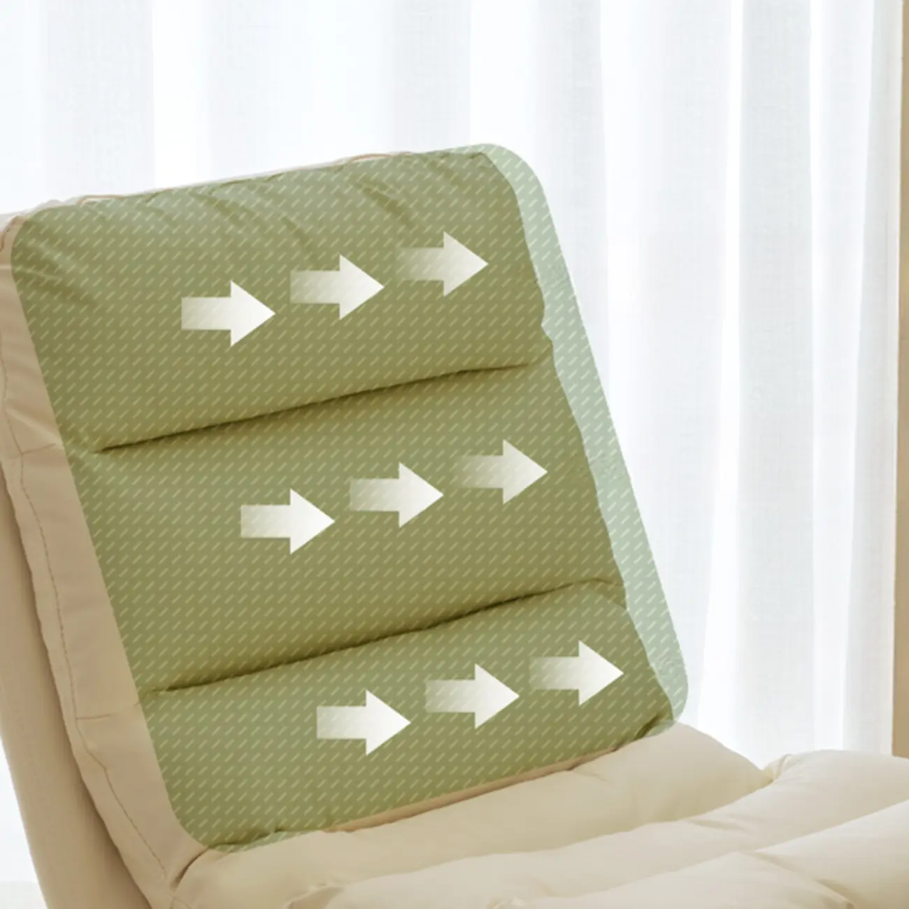 Casual Beige Leather Adjustable Office Chair Image - 20 | homeyfad