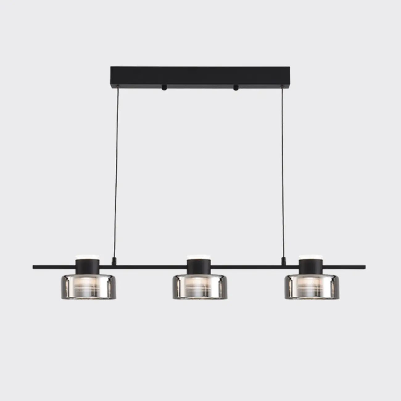 Modern Dimmable LED Drum Pendant Light for Kitchen Island Image - 2 | homeyfad