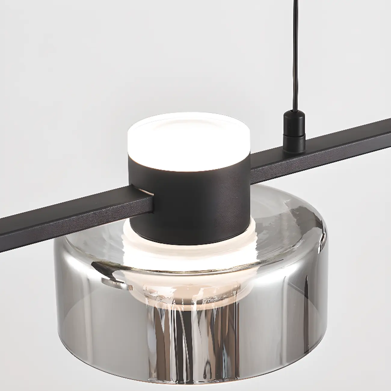 Modern Dimmable LED Drum Pendant Light for Kitchen Island Image - 10 | homeyfad