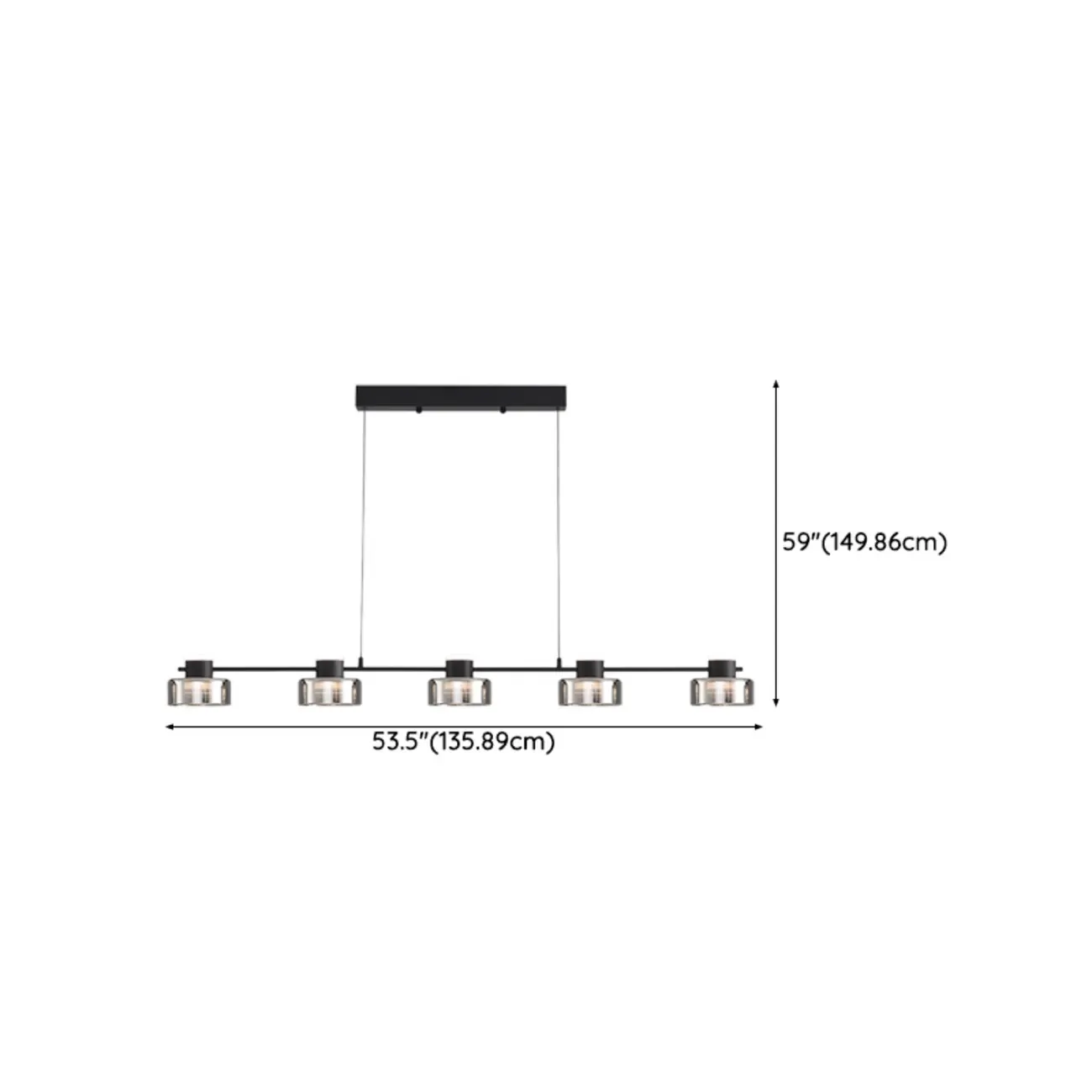 Modern Dimmable LED Drum Pendant Light for Kitchen Island Image - 13