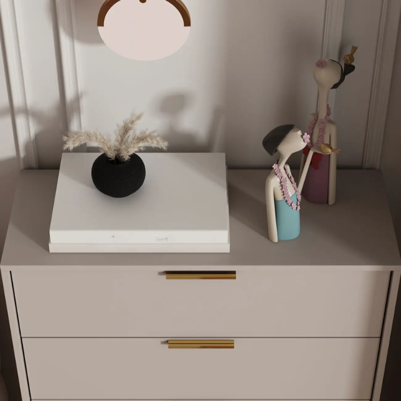 Gray 5-drawer Modern Engineered Wood Lingerie Chest Image - 8 | homeyfad