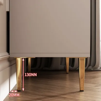 Gray 5-drawer Modern Engineered Wood Lingerie Chest Image - 14