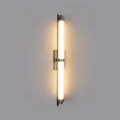 Modern Steel Clear Acrylic Wall Sconce Image - 7