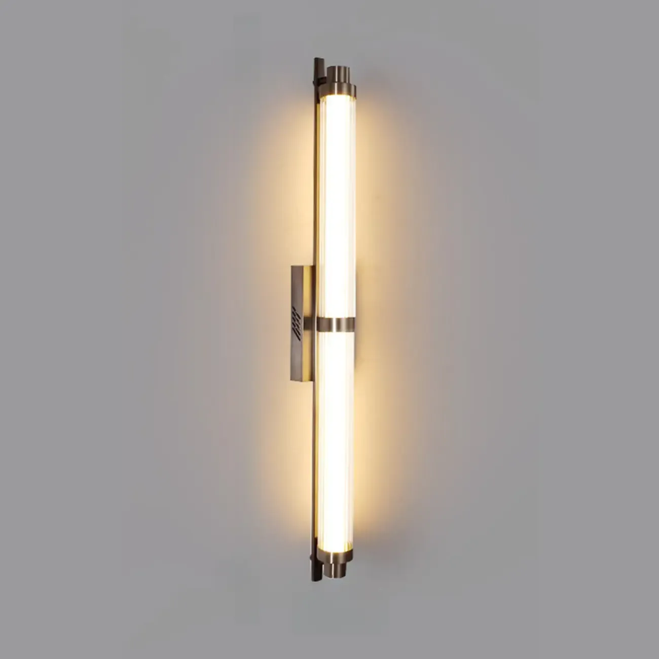 Modern Steel Clear Acrylic Wall Sconce Image - 8