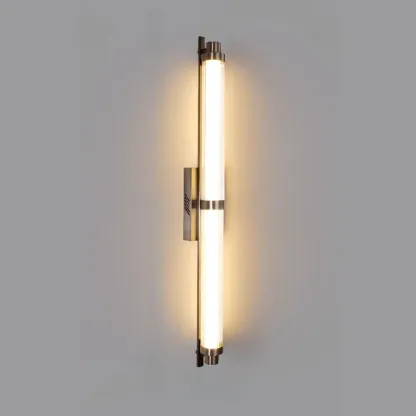 Modern Steel Clear Acrylic Wall Sconce Image - 8